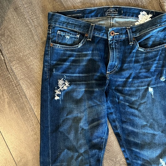 Lucky Brand Jeans - Floral boyfriend jeans - Picture 7 of 8